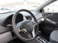Gray Steering Wheel Photo for 2014 Hyundai Accent #88752435