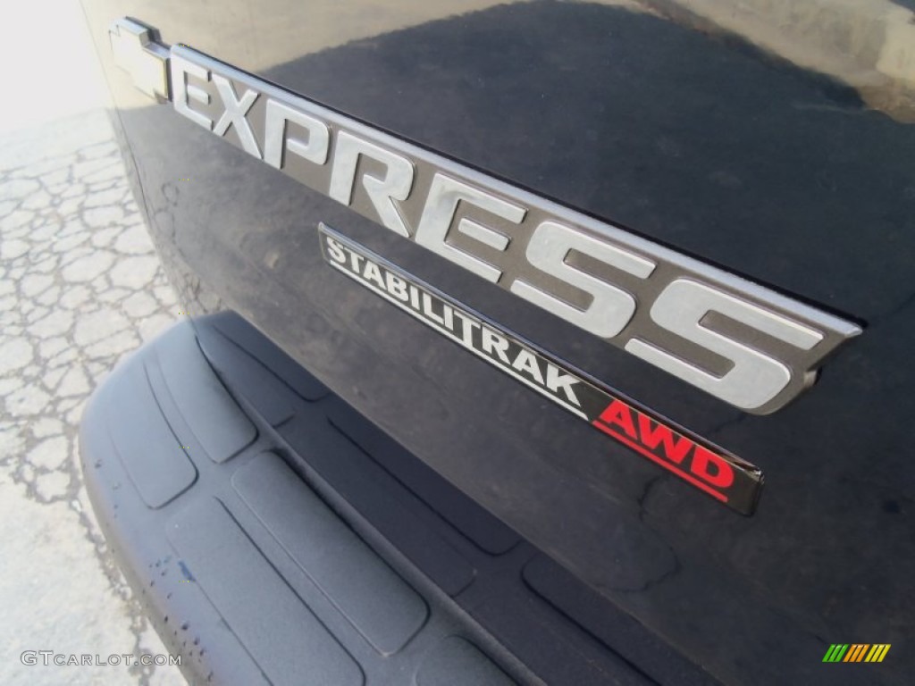 2014 Express 1500 Cargo WT AWD - Dark Blue Metallic / Medium Pewter photo #16