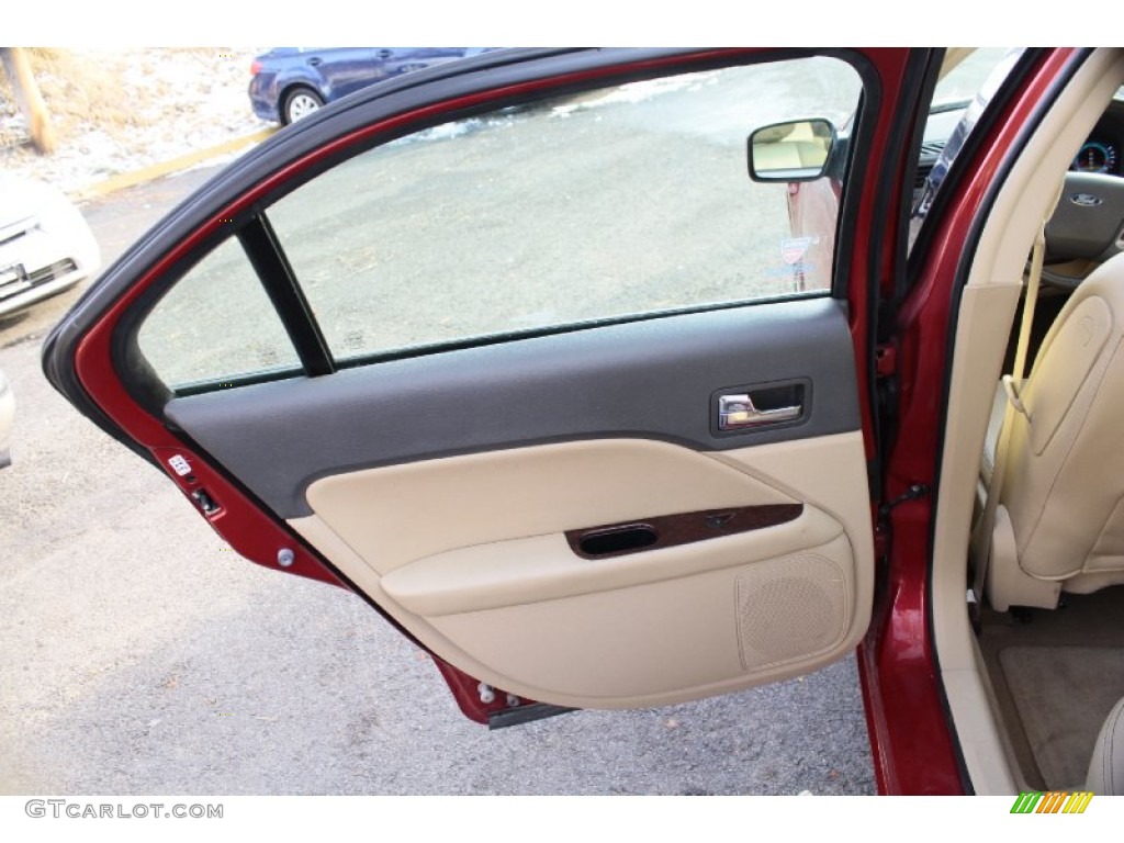 2010 Fusion SEL - Sangria Red Metallic / Medium Light Stone photo #20