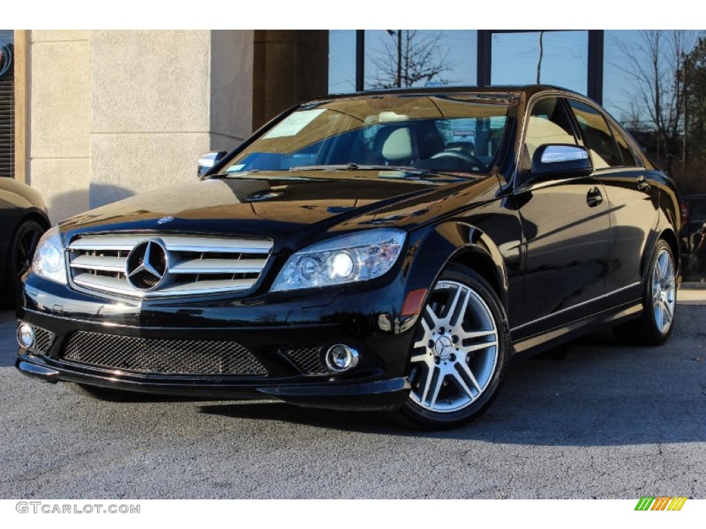 Black 2008 Mercedes-Benz C 350 Sport Exterior Photo #88754599