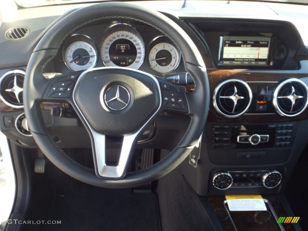 2014 Mercedes-Benz GLK 250 BlueTEC 4Matic Black Dashboard Photo #88754675