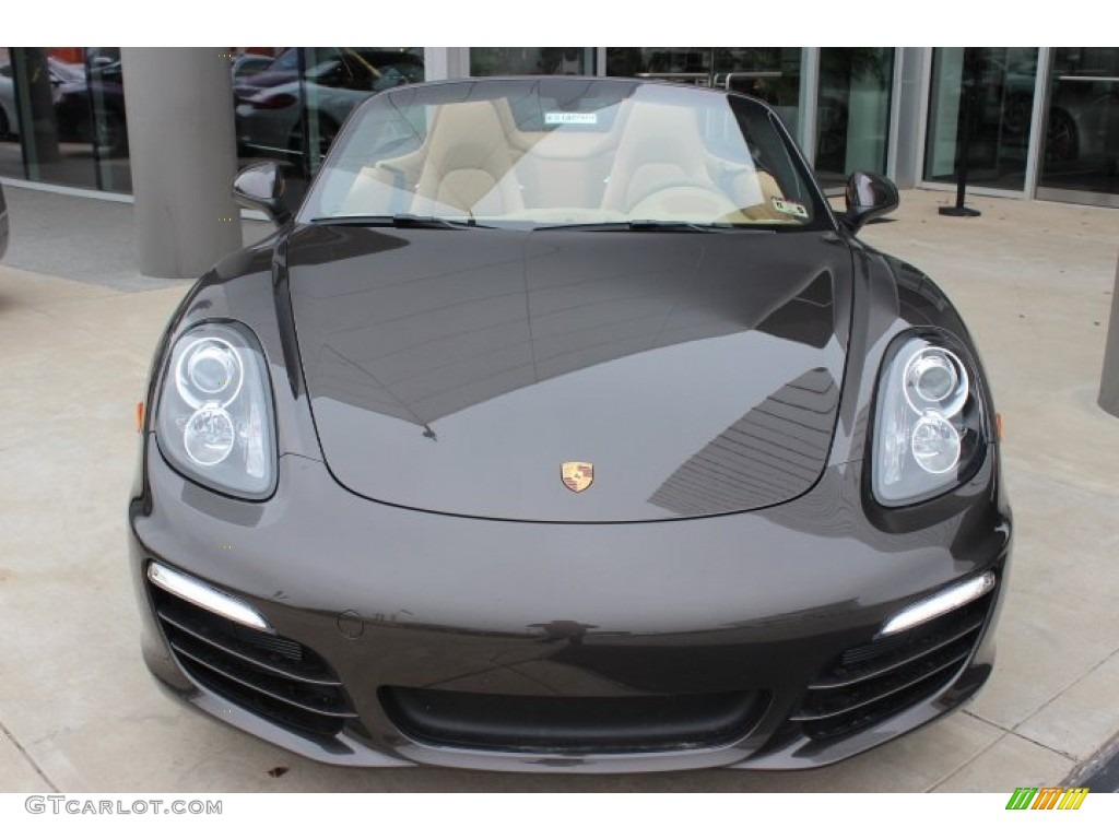Anthracite Brown Metallic 2014 Porsche Boxster Standard Boxster Model Exterior Photo #88755672