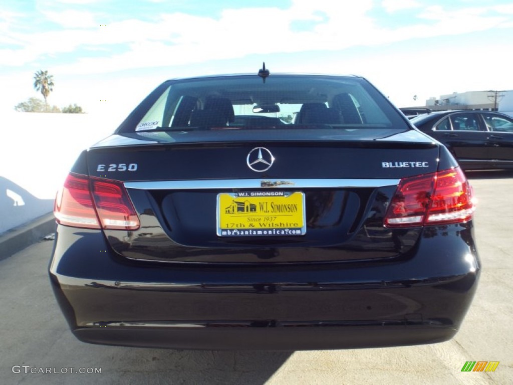 2014 E E250 BlueTEC Sedan - Black / Black photo #5