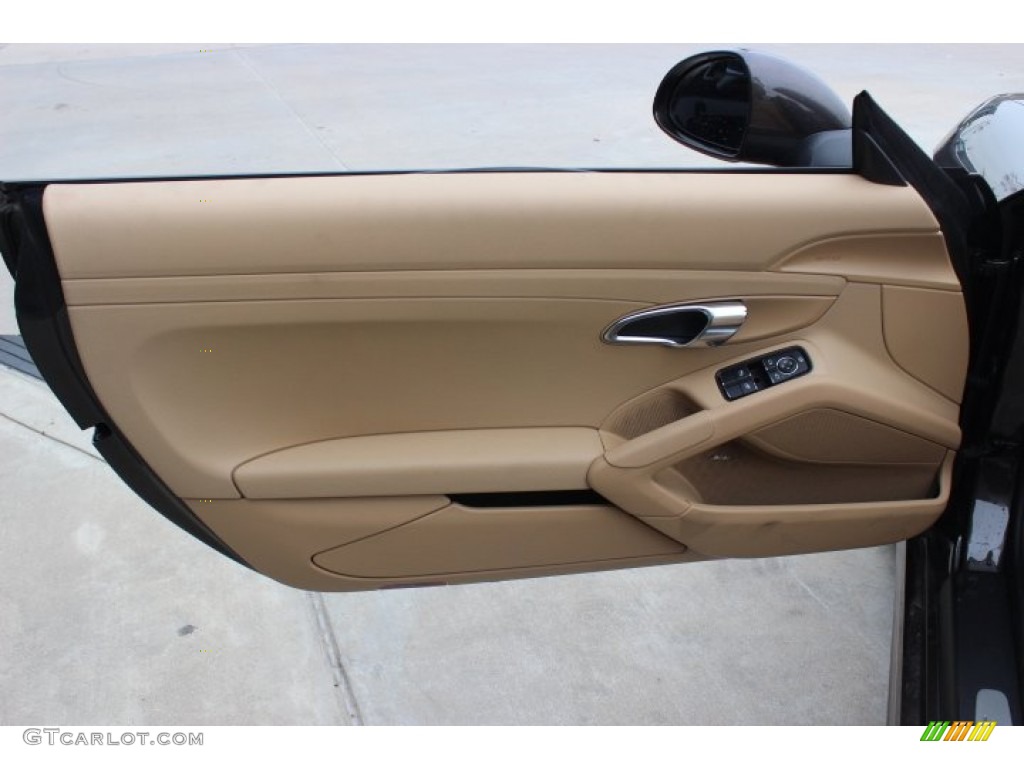 2014 Porsche Boxster Standard Boxster Model Luxor Beige Door Panel Photo #88755870