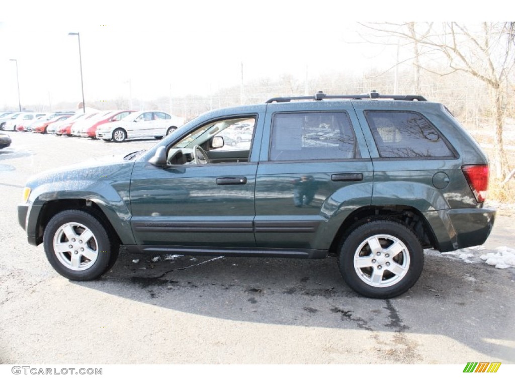 2005 Grand Cherokee Laredo 4x4 - Deep Beryl Green Pearl / Medium Slate Gray photo #11