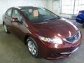 Crimson Red Pearl - Civic LX Sedan Photo No. 7