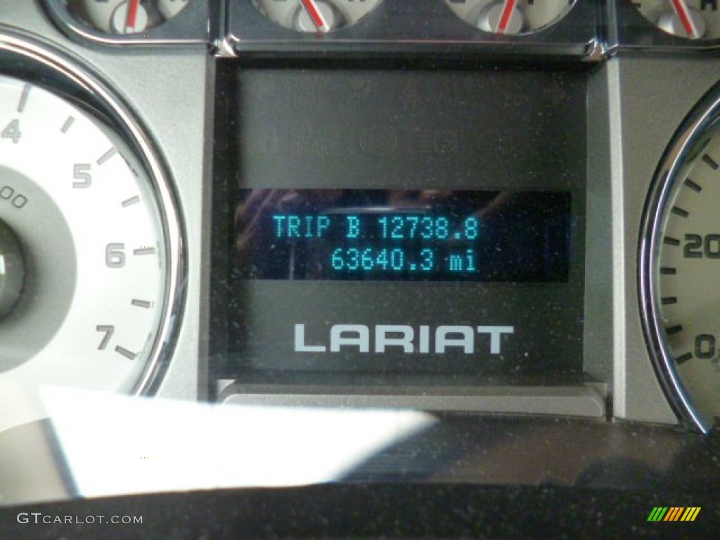 2010 F150 Lariat SuperCrew 4x4 - White Platinum Metallic Tri Coat / Tan photo #19