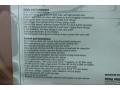 2014 Porsche Boxster Standard Boxster Model Window Sticker