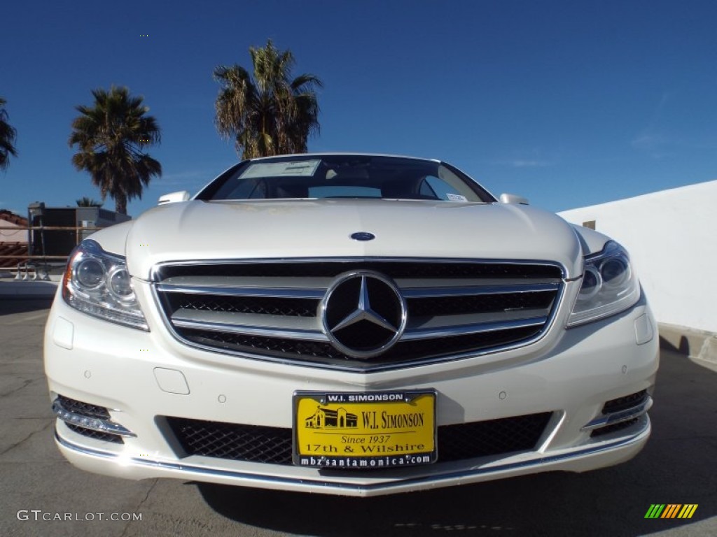 2014 CL 550 4Matic - Diamond White Metallic / Black photo #2