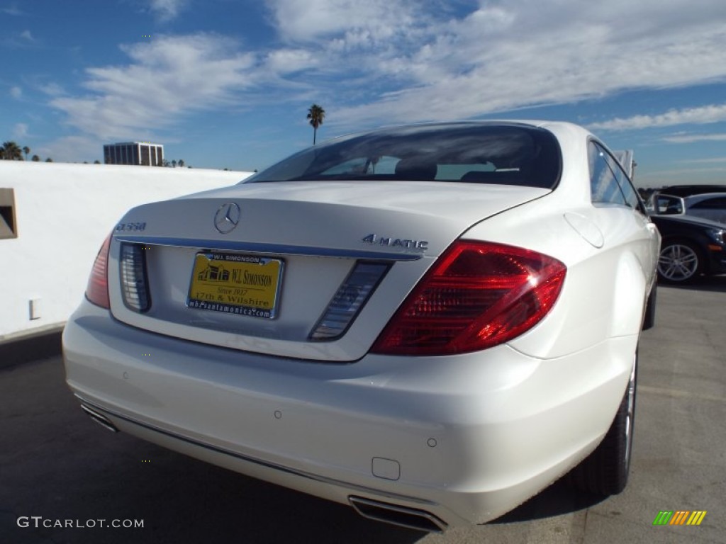 2014 CL 550 4Matic - Diamond White Metallic / Black photo #4