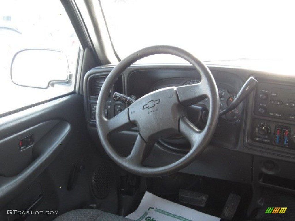 2003 Silverado 2500HD LS Extended Cab 4x4 - Light Pewter Metallic / Dark Charcoal photo #13