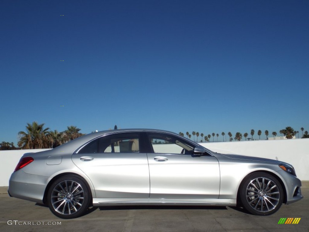 Iridium Silver Metallic 2014 Mercedes-Benz S 550 Sedan Exterior Photo #88757676