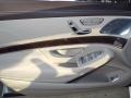 Silk Beige/Espresso Brown 2014 Mercedes-Benz S 550 Sedan Door Panel