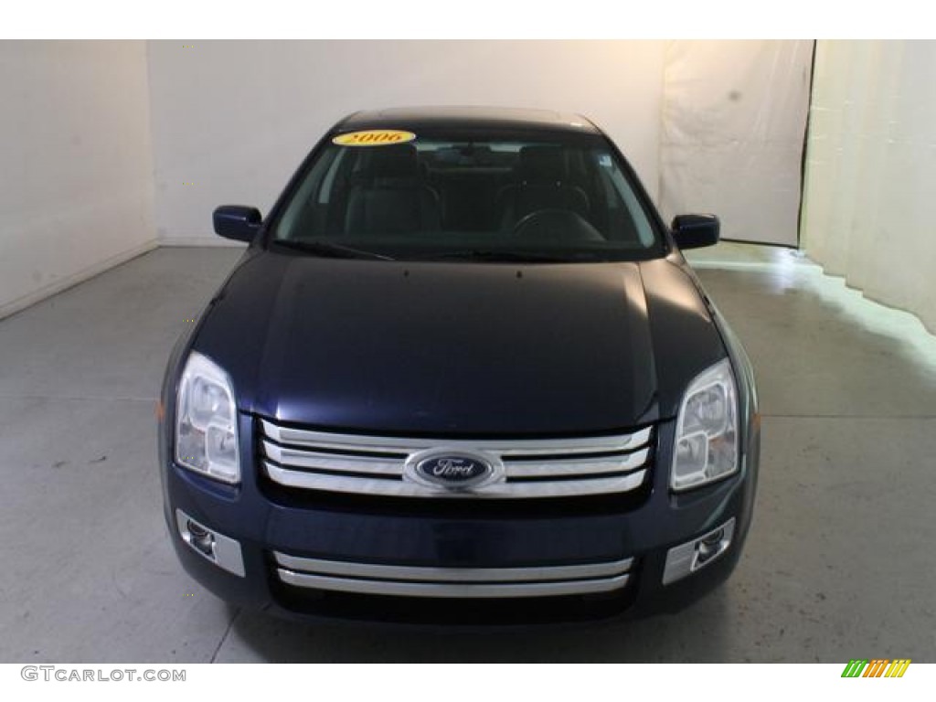 2006 Fusion SEL V6 - Dark Blue Pearl Metallic / Charcoal Black photo #2