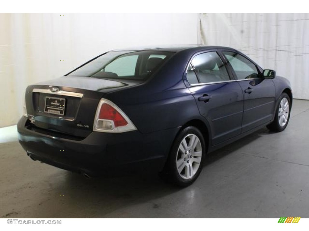 2006 Fusion SEL V6 - Dark Blue Pearl Metallic / Charcoal Black photo #5