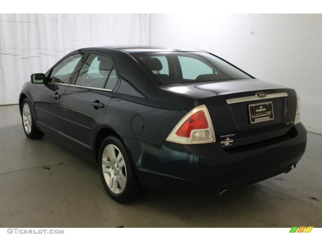 2006 Fusion SEL V6 - Dark Blue Pearl Metallic / Charcoal Black photo #6