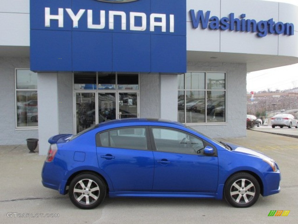 2012 Sentra 2.0 SR Special Edition - Metallic Blue / Charcoal photo #2