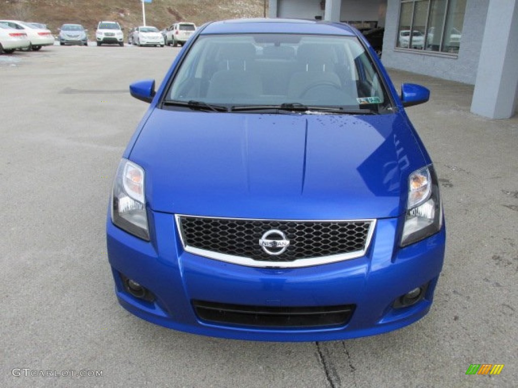 2012 Sentra 2.0 SR Special Edition - Metallic Blue / Charcoal photo #5