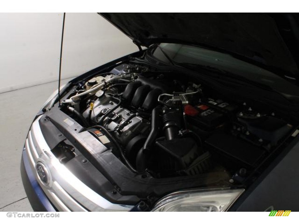 2006 Fusion SEL V6 - Dark Blue Pearl Metallic / Charcoal Black photo #12