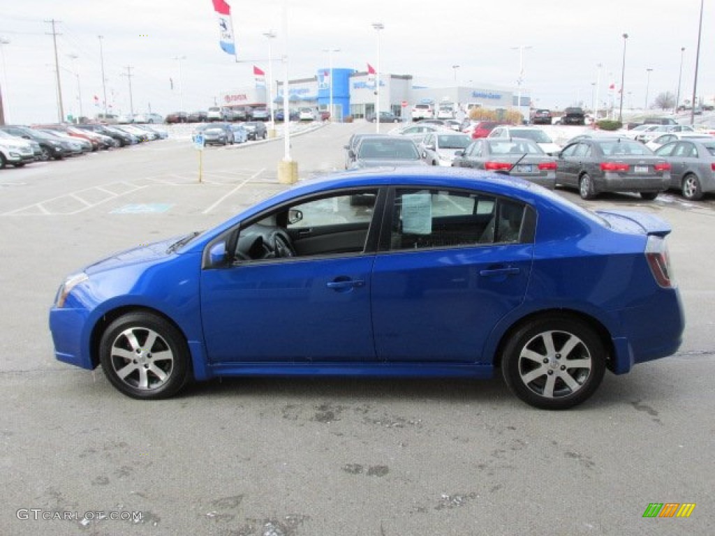2012 Sentra 2.0 SR Special Edition - Metallic Blue / Charcoal photo #7