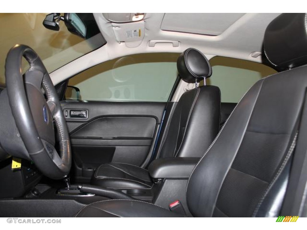 2006 Fusion SEL V6 - Dark Blue Pearl Metallic / Charcoal Black photo #14