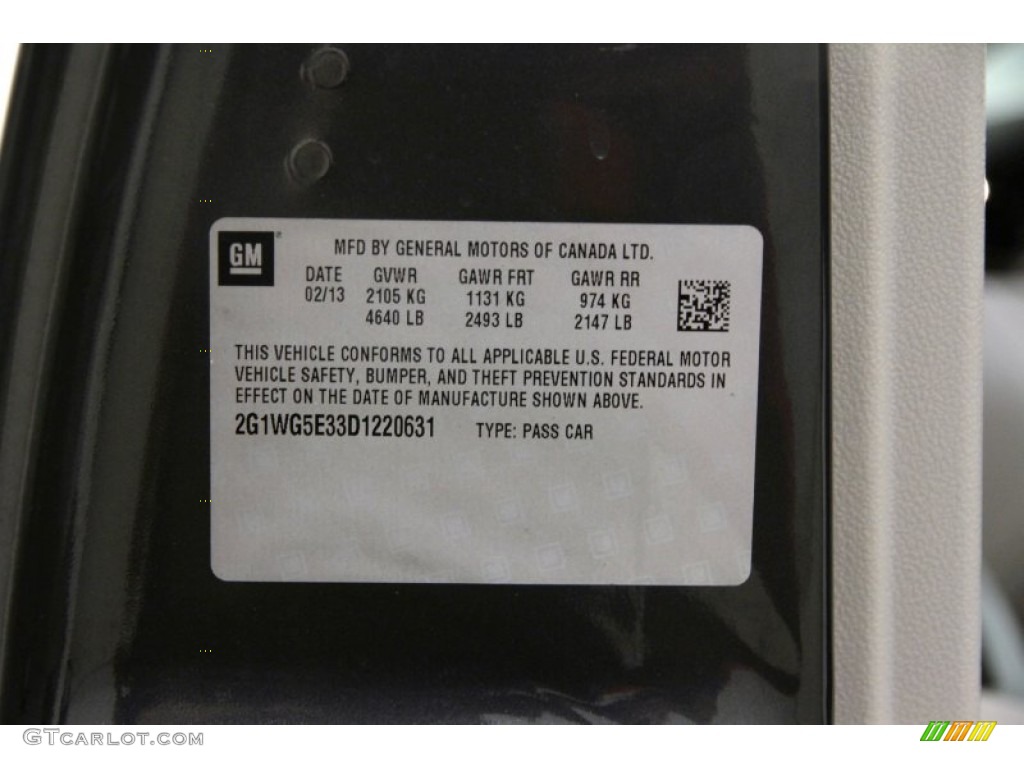 2013 Impala LT - Ashen Gray Metallic / Gray photo #17