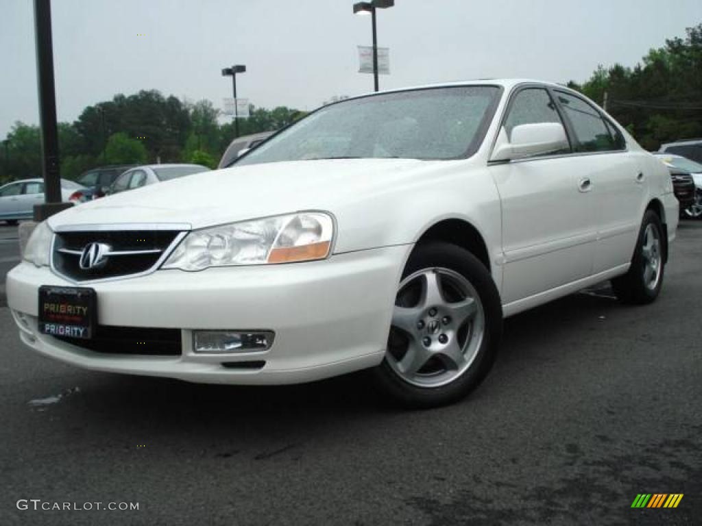 White Diamond Pearl Acura TL