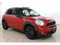 Blazing Red 2013 Mini Cooper S Countryman ALL4 AWD
