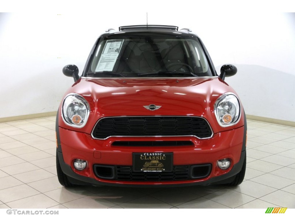 2013 Cooper S Countryman ALL4 AWD - Blazing Red / Carbon Black photo #2