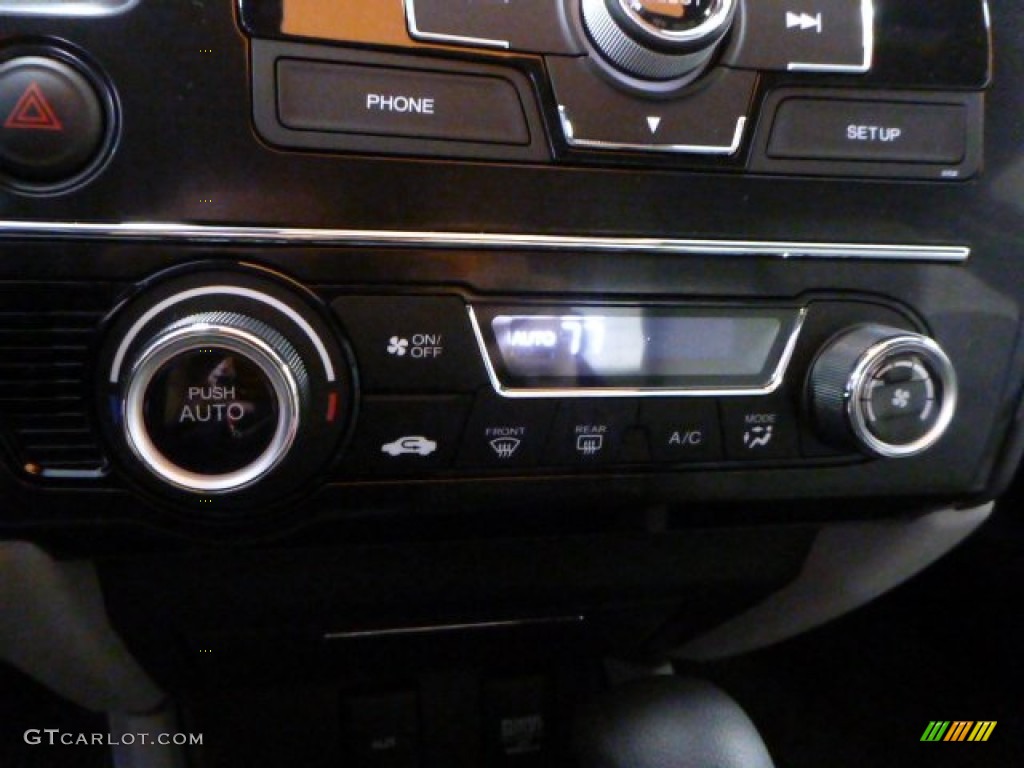 2013 Civic Hybrid Sedan - Polished Metal Metallic / Gray photo #16