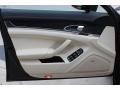 Black/Cream 2014 Porsche Panamera Turbo Door Panel