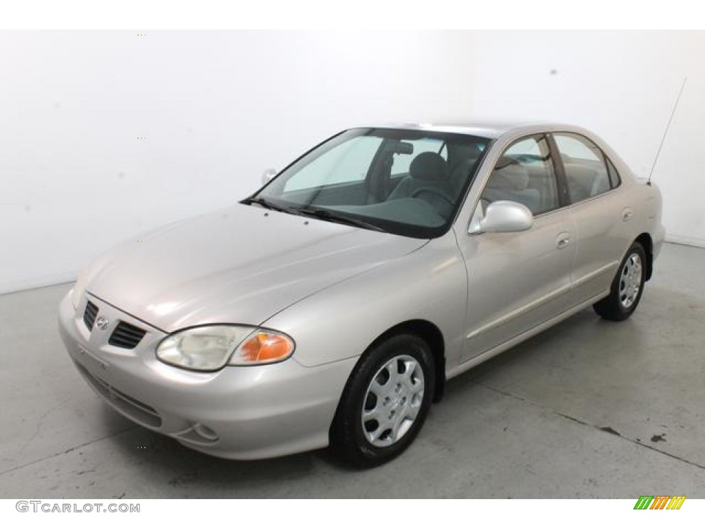 2000 Elantra GLS Sedan - Slate Gray / Gray photo #1