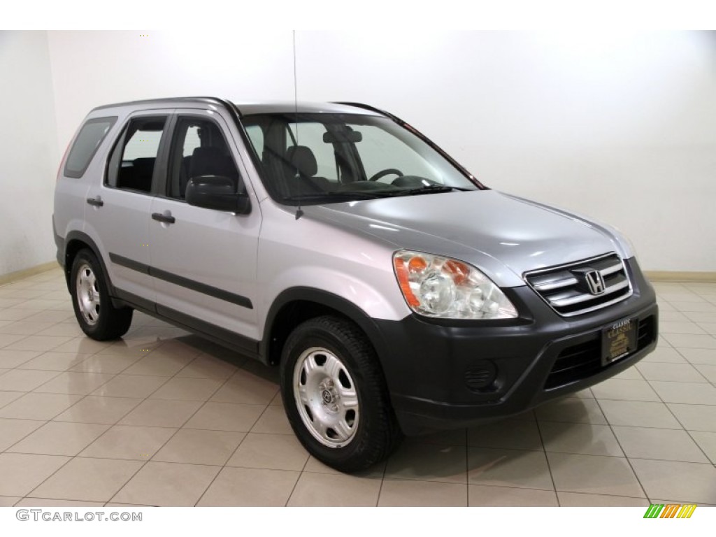 2005 CR-V LX - Satin Silver Metallic / Black photo #1