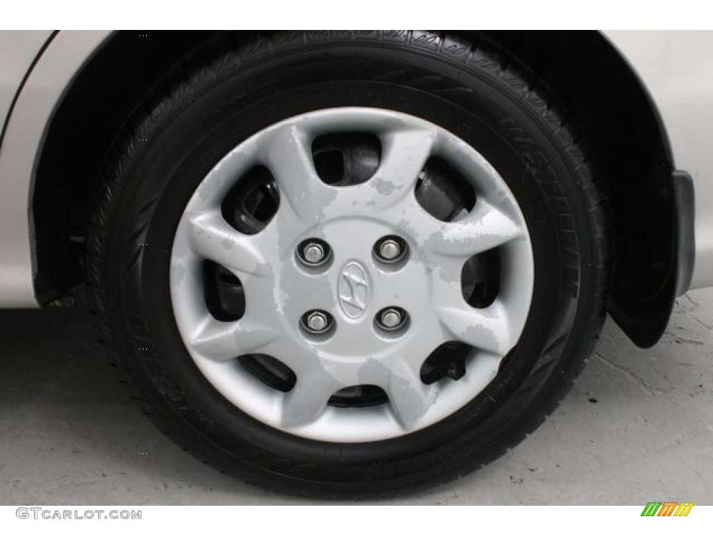 2000 Elantra GLS Sedan - Slate Gray / Gray photo #13