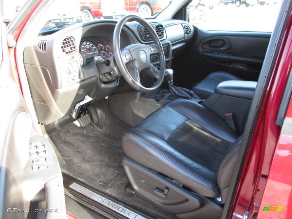 Ebony Interior 2009 Chevrolet TrailBlazer SS AWD Photo #88759776