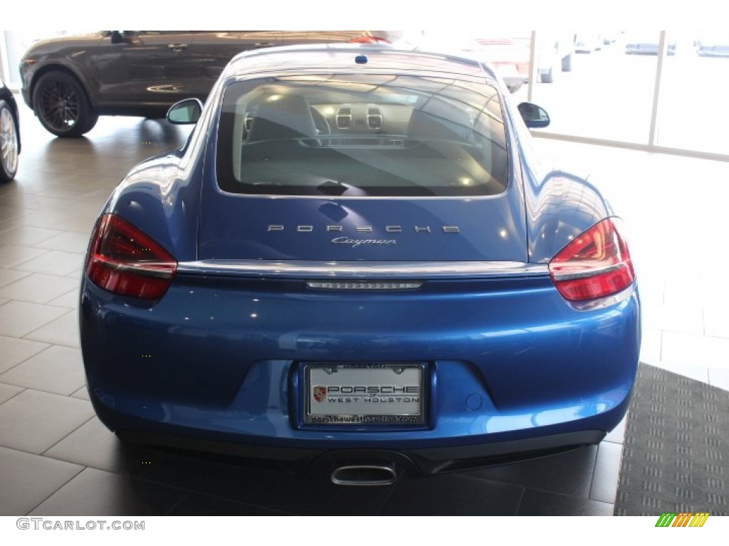 2014 Cayman  - Sapphire Blue Metallic / Platinum Grey photo #6