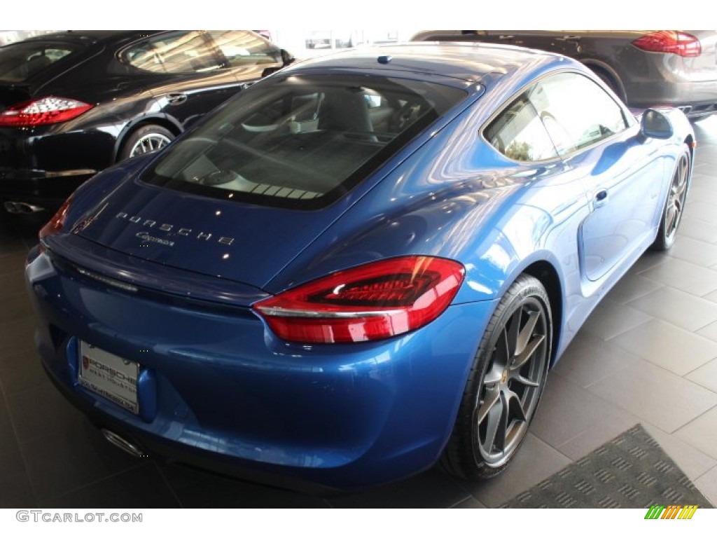 2014 Cayman  - Sapphire Blue Metallic / Platinum Grey photo #7