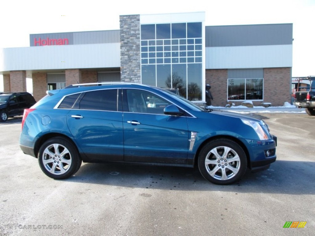 Caribbean Blue Cadillac SRX