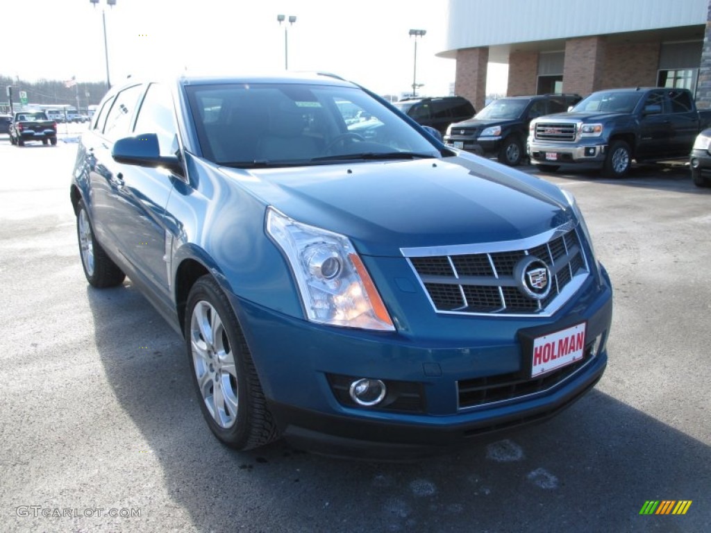 2010 SRX 4 V6 AWD - Caribbean Blue / Titanium/Ebony photo #2