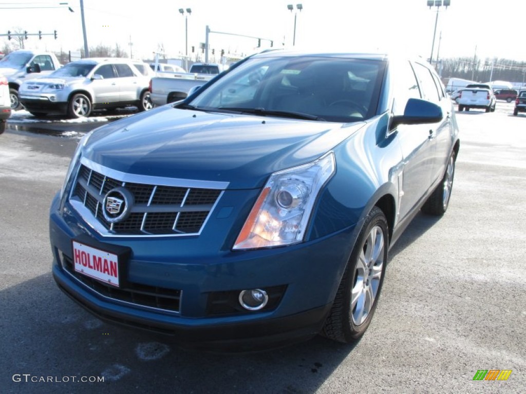 2010 SRX 4 V6 AWD - Caribbean Blue / Titanium/Ebony photo #3