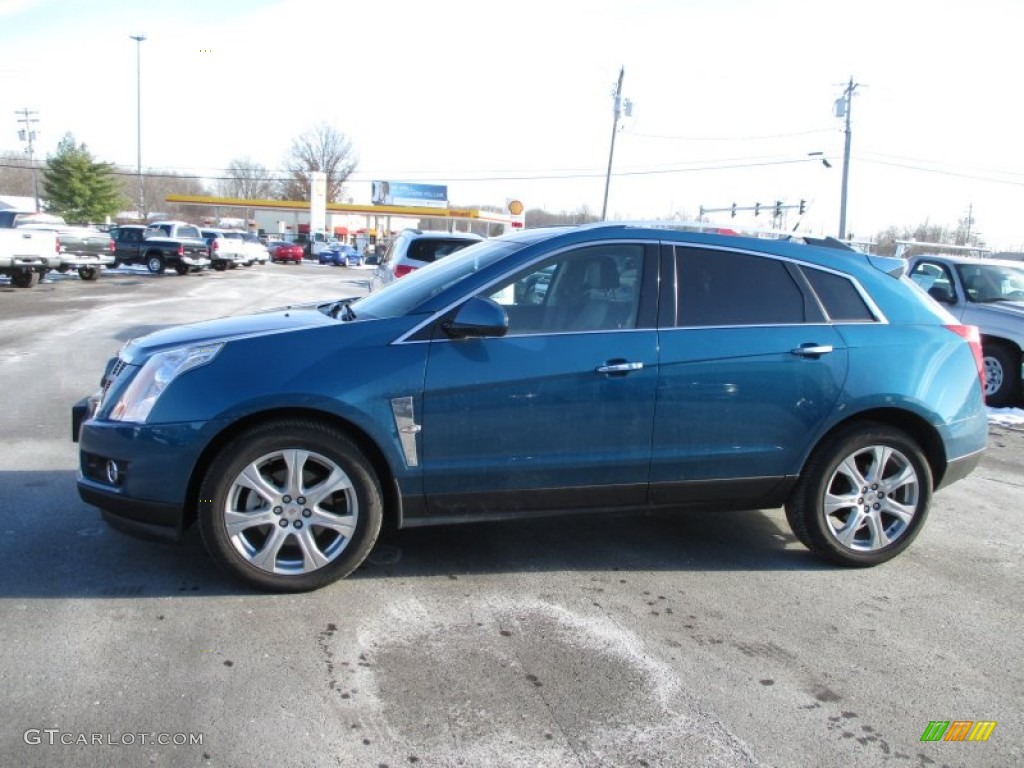 2010 SRX 4 V6 AWD - Caribbean Blue / Titanium/Ebony photo #4