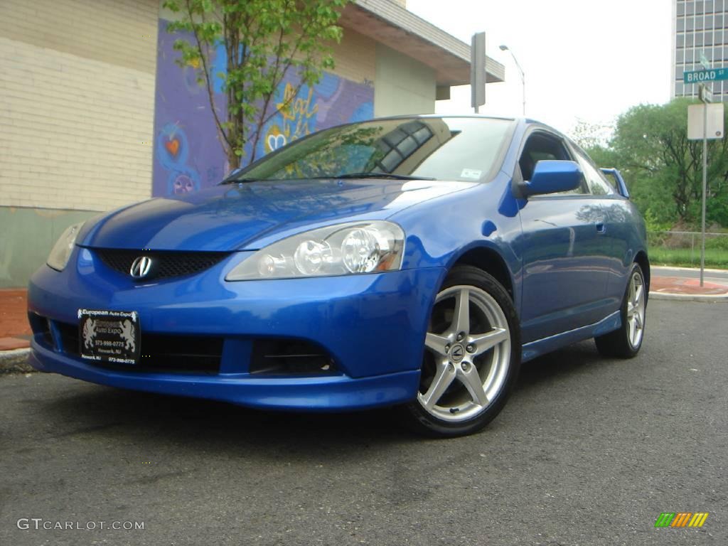 2005 RSX Type S Sports Coupe - Vivid Blue Pearl / Ebony photo #1