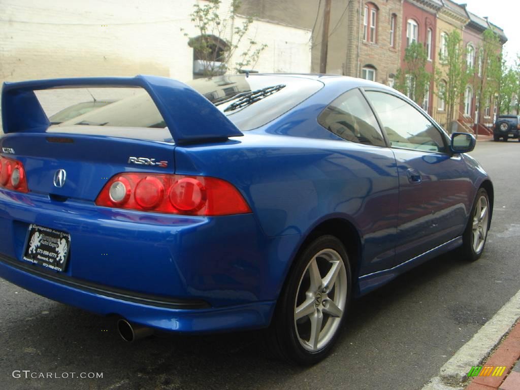 2005 RSX Type S Sports Coupe - Vivid Blue Pearl / Ebony photo #3