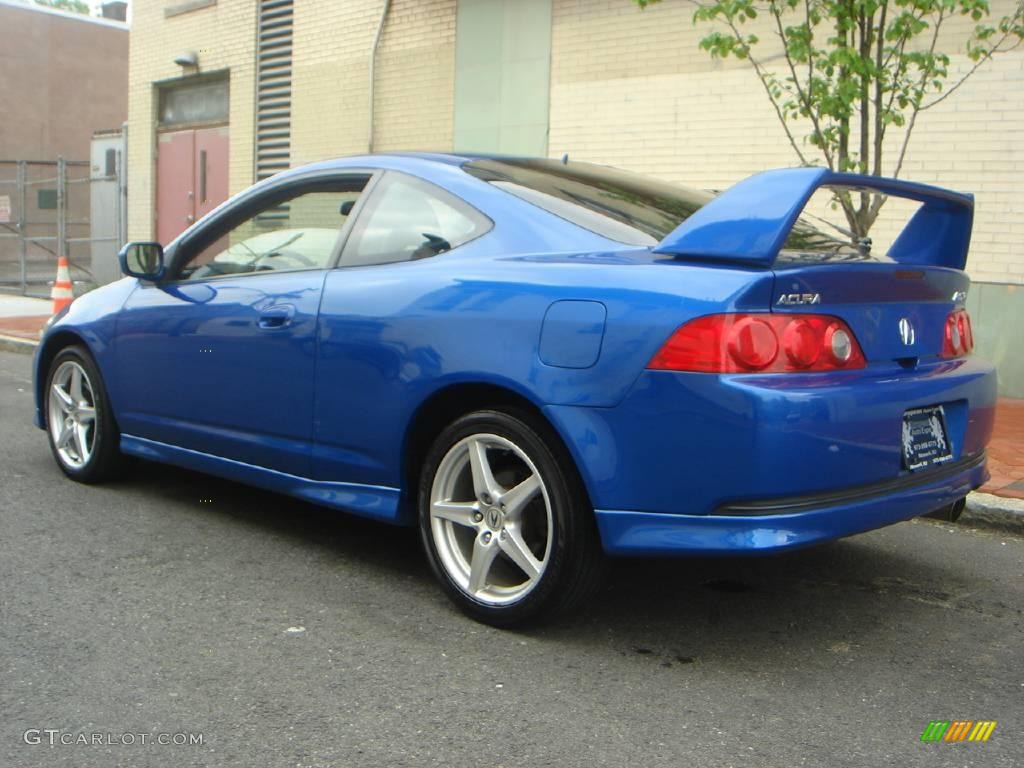 2005 RSX Type S Sports Coupe - Vivid Blue Pearl / Ebony photo #4