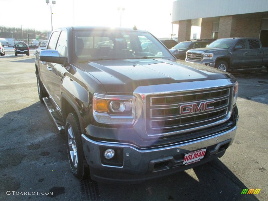 2014 Sierra 1500 SLT Crew Cab 4x4 - Onyx Black / Jet Black/Dark Ash photo #2