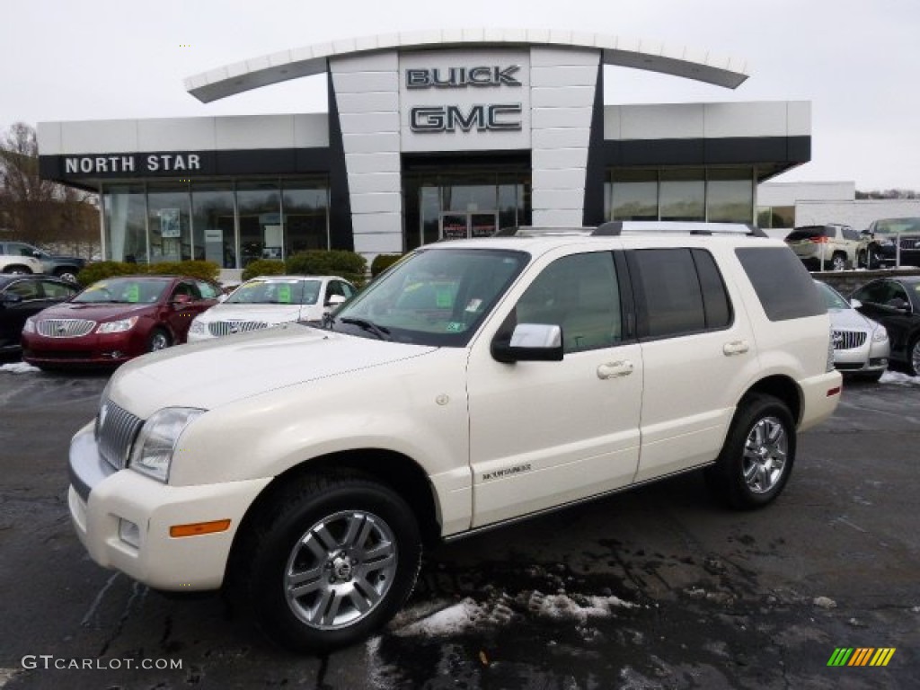 2008 Mountaineer Premier AWD - White Suede / Camel photo #1