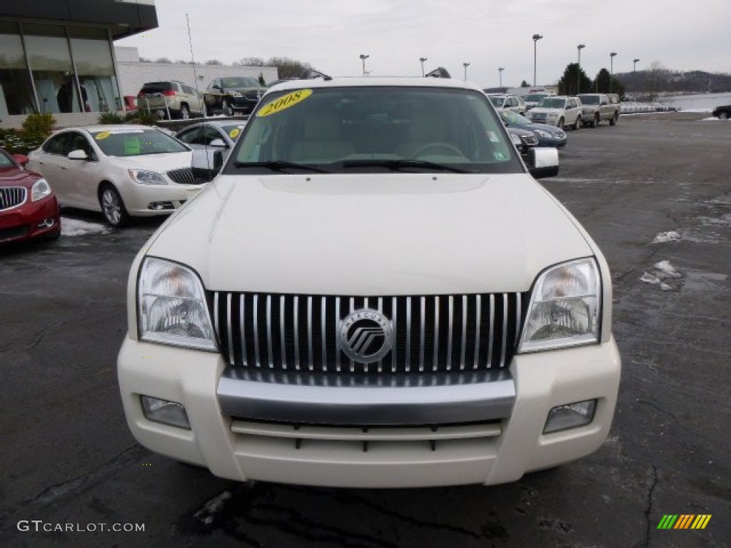 2008 Mountaineer Premier AWD - White Suede / Camel photo #2