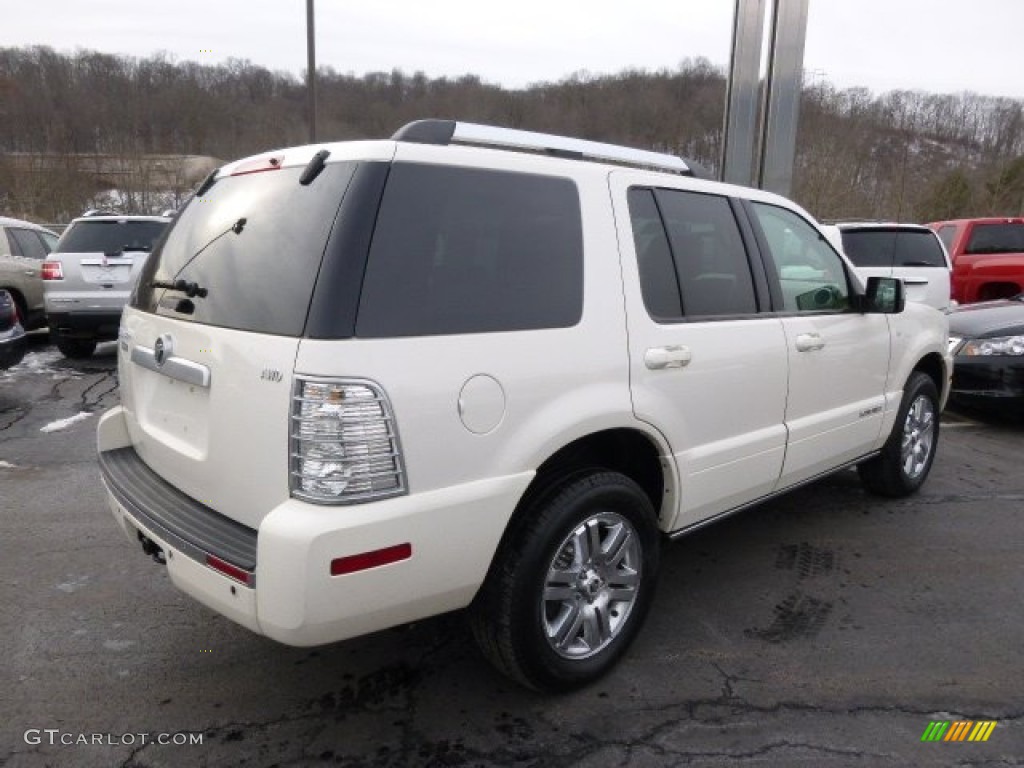 2008 Mountaineer Premier AWD - White Suede / Camel photo #5