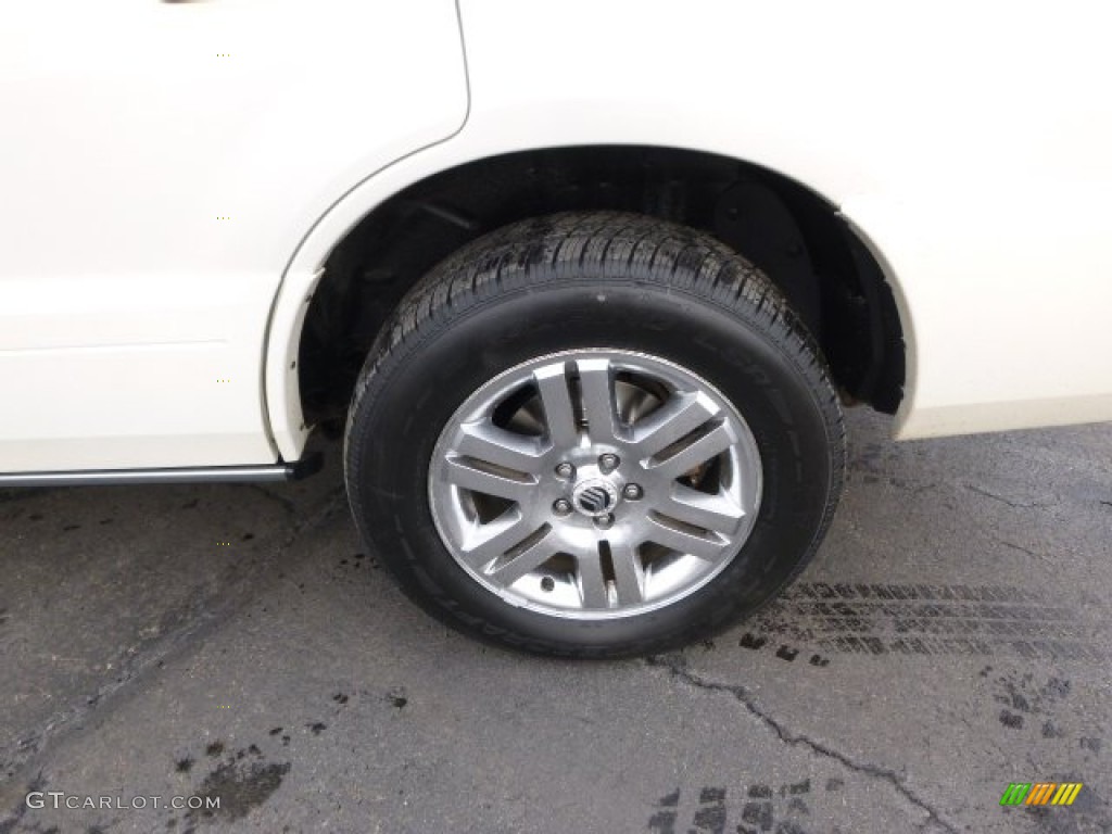 2008 Mountaineer Premier AWD - White Suede / Camel photo #9