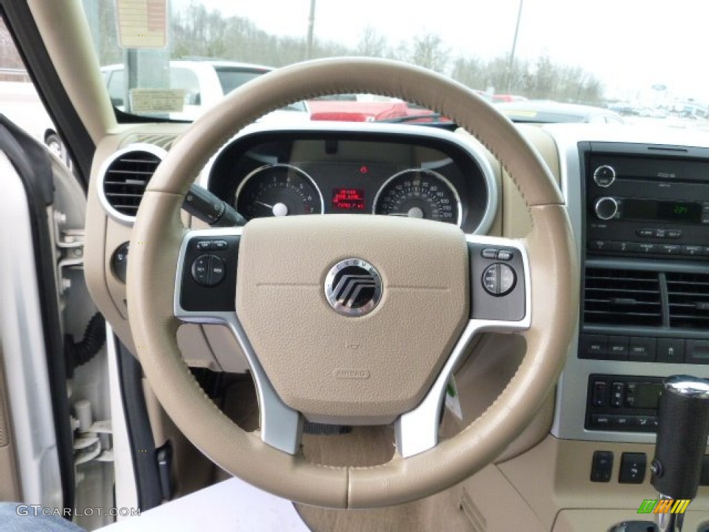 2008 Mountaineer Premier AWD - White Suede / Camel photo #18